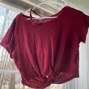 Express one eleven top strap detail T-shirt